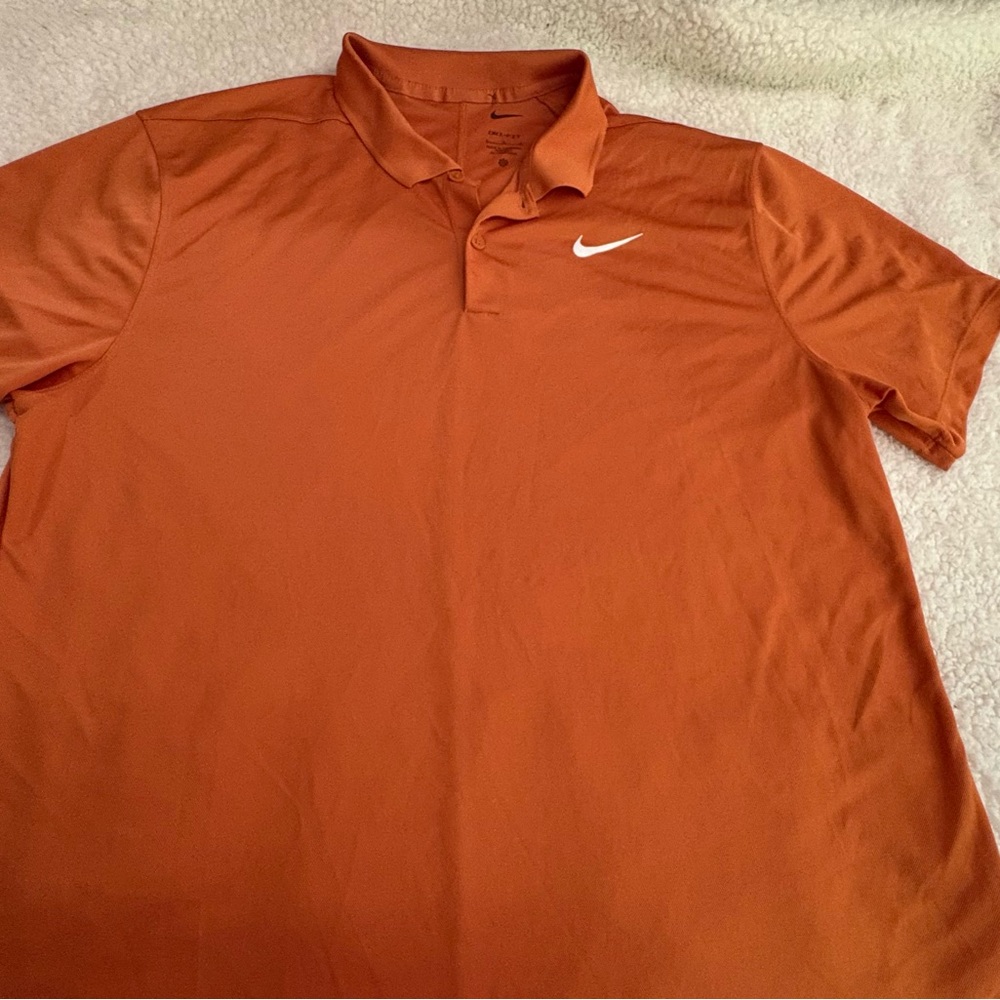 Men’s LARGE Nike Texas is Orange Performance Polo Shirt | POLO
